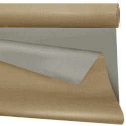 Rouleau polypro Duo Mat taupe et gris