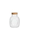 Bouteille cylindre en verre avec bouchon Ø12 H.18 cm – grossiste en verrerie