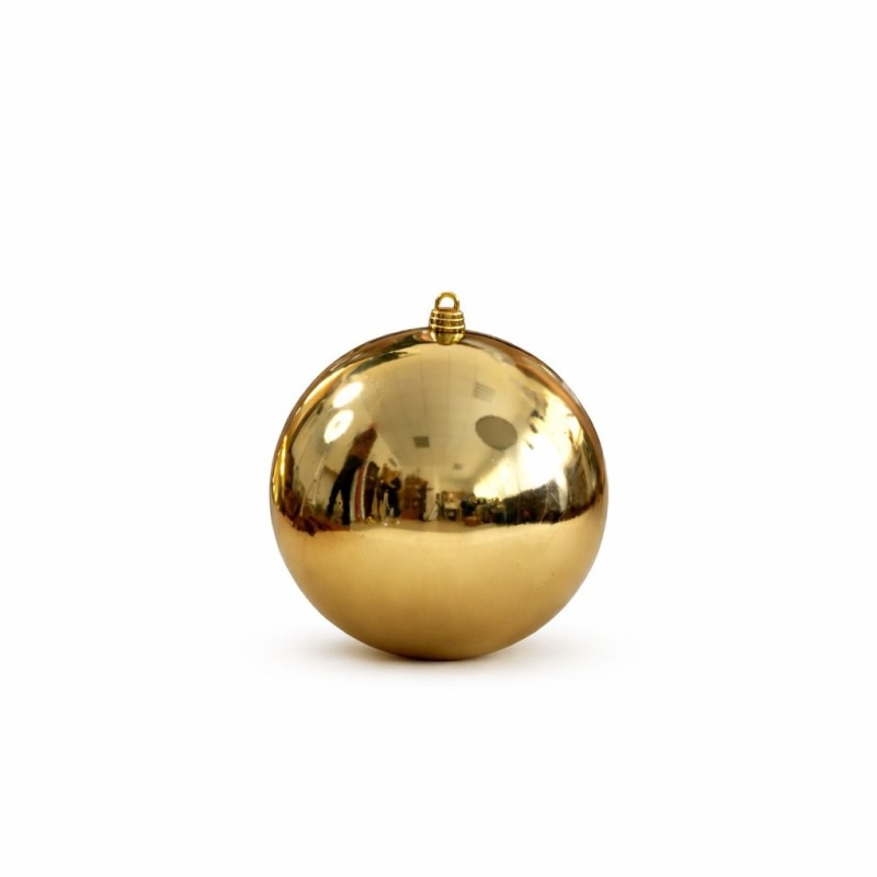 Boule de Noël géante or brillante Ø50 cm – déco Noël en gros