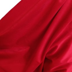 Tissu velours rouge 1,45 x 20 m – déco Noël en gros