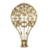 Montgolfière décorative rococo dorée Ø33/80 H.123 cm – déco Noël en gros