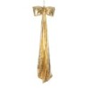 Nœud géant bouffant or métallisé L.50 H.175 cm – déco Noël en gros