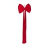 Nœud géant en velours rouge L.60 H.170 cm – déco Noël en gros