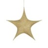 Étoile de Noël à suspendre dorée Ø40 cm – décoration de Noël pour vitrine de commerçant, vente en gros