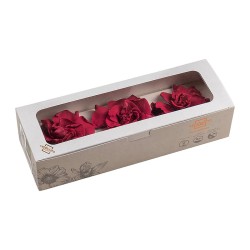 Gardénia stabilisé bordeaux – grossiste en fleurs stabilisées – box Bordeaux d'automne