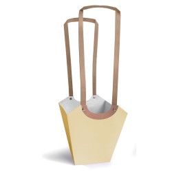 Sac Aqua beige à longues poignées pour plante en pot, vente en gros