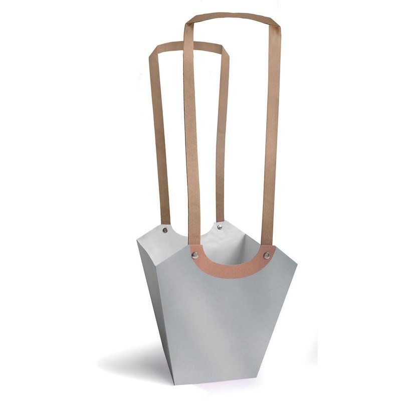 Sac Aqua argent pour plante en pot de Noël, grossiste en emballage fleuriste