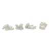 Mini ange blanc en résine H.2 5 cm à coller  grossiste en anges décoratifs