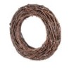 Couronne en rotin naturel Ø50 cm à garnir - grossiste en vannerie pour fleuristes