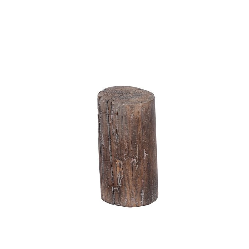 Tronc en bois vieilli Ø18 H.41 cm - grossiste en décoration nature pour fleuristes