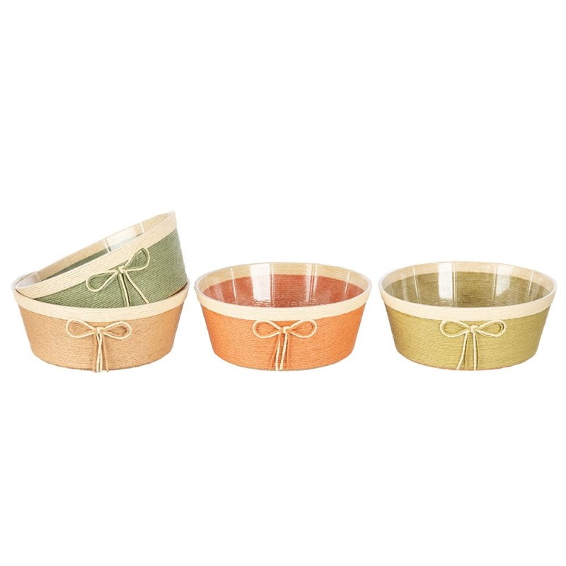 Coupe ronde en carton avec nœud Ø24 cm  4 couleurs  vente en gros pour fleuristes