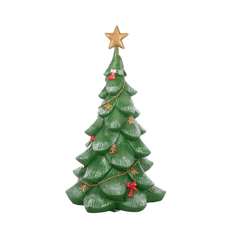 Sapin de Noël décoratif en résine H.135 cm  grossiste en décoration de vitrine de Noël