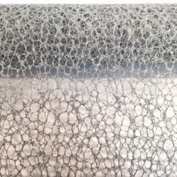 Rouleau de résille pailletée argent 50 cm x 5 yards  grossiste en emballage fleuriste