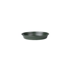 Soucoupe ronde vert sapin pour pot de plante, grossiste en fournitures horticoles