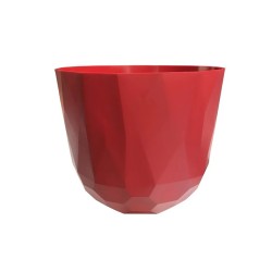 Cache-pot Quartz rubis pour une vitrine de Noël, vente en gros aux fleuristes