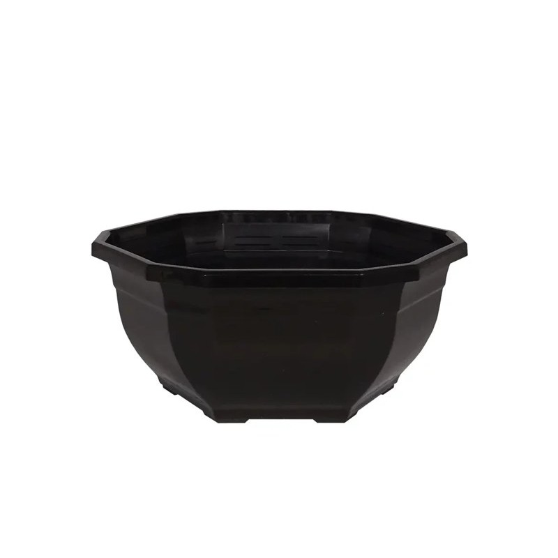 Coupe Océa octogonale noire non percée, grossiste en coupes pour la Toussaint