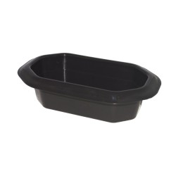 Coupe rectangulaire noire non percée, grossiste en coupes pour compositions de tombe