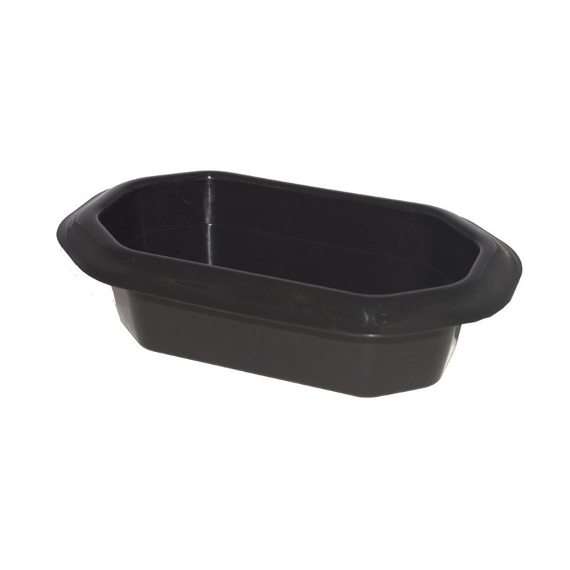 Coupe rectangulaire noire non percée, grossiste en coupes pour compositions de tombe