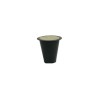 Vase conique noir garni de mousse sèche pour fleurs artificielles, vente en gros aux fleuristes