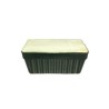 Jardinière horticole vert sapin garnie de mousse sèche, grossiste en fournitures pour le deuil