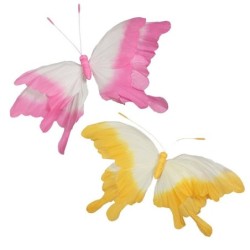 Papillon géant en papier dégradé Ø130 cm  grossiste en décoration de vitrine