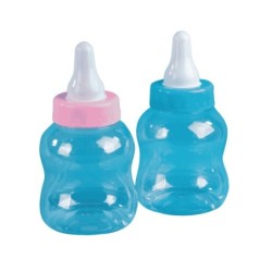Biberon décoratif en plastique Ø10 5 H.16 cm  grossiste en contenants de naissance