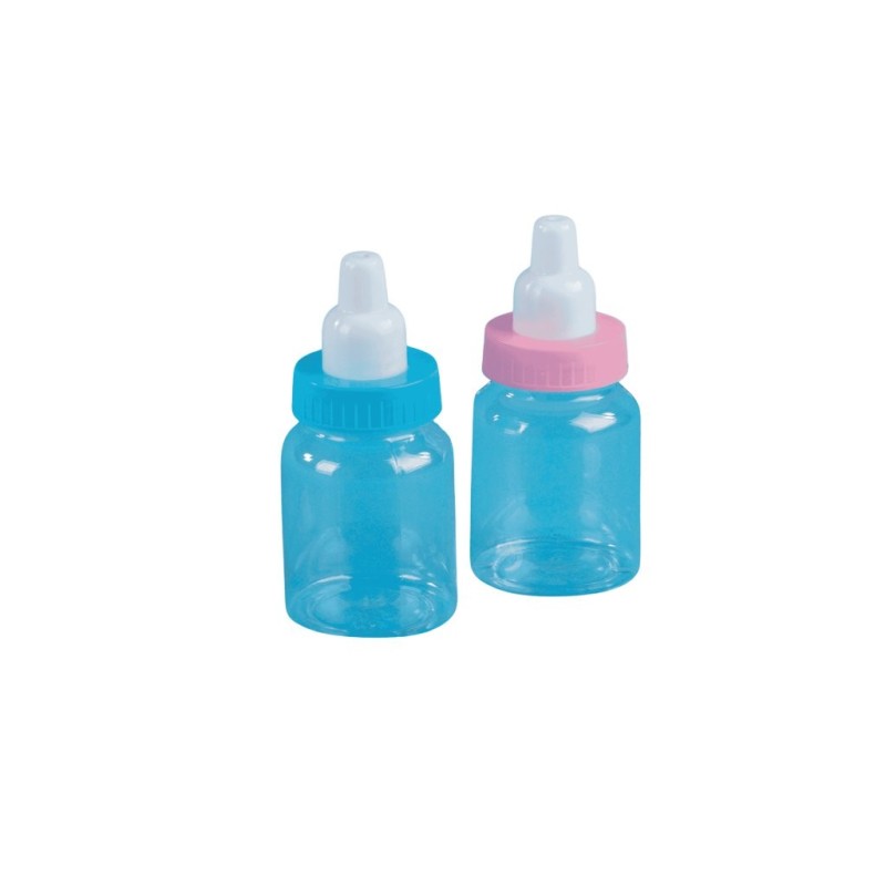 Mini biberon décoratif en plastique Ø4 H.9 cm  grossiste en contenants de naissance