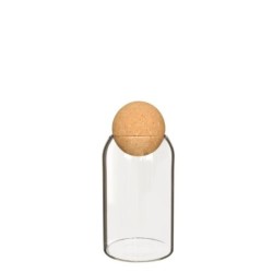 Terrarium en verre Sienna Ø8,5 H.19 cm – verrerie pour décoration de mariage, vente en gros aux fleuristes