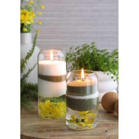 Terrarium en verre Sienna Ø8,5 H.19 cm – verrerie décorative pour fleuristes et décorateurs à prix grossiste