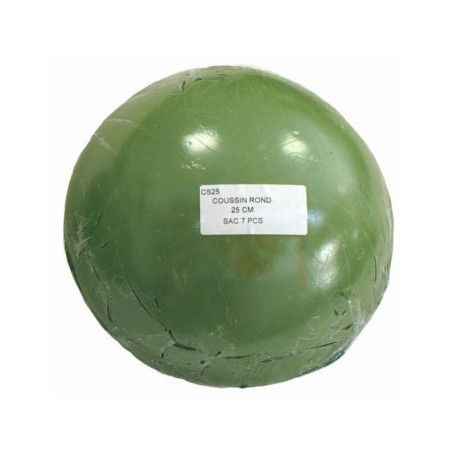 Coussin rond en mousse sèche pour fleurs artificielles, grossiste en mousse florale pour le deuil