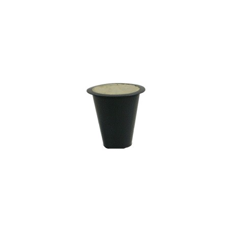 Vase conique noir garni de mousse sèche pour fleurs artificielles, vente en gros aux fleuristes