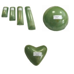 Bûches, coussins et cœurs en mousse lestée pour compositions de deuil – grossiste en mousse florale deuil
