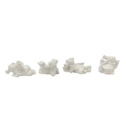 Mini ange blanc en résine H.2 5 cm à coller  grossiste en anges décoratifs