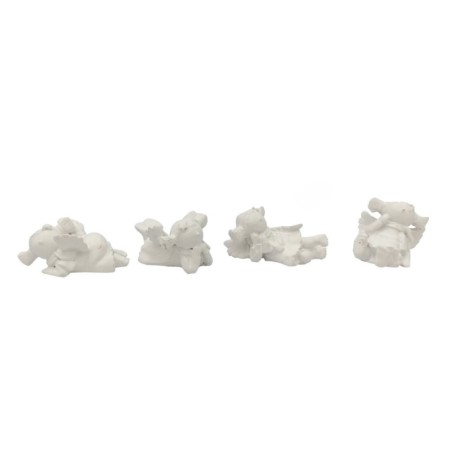 Mini ange blanc en résine H.2 5 cm à coller  grossiste en anges décoratifs