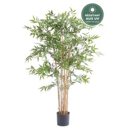 Bambou japonais artificiel en pot vert 150 cm, grossiste en plantes artificielles