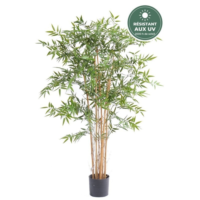 Bambou japonais artificiel en pot vert 150 cm, grossiste en plantes artificielles