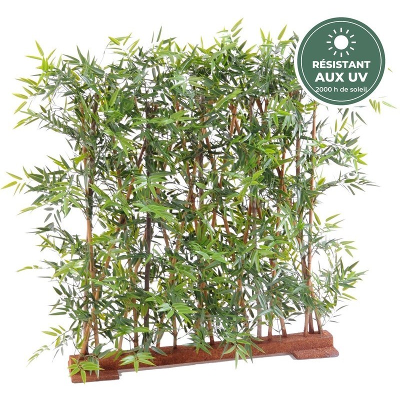 Haie dense de bambou japonais artificiel vert 110 cm, grossiste en plantes artificielles