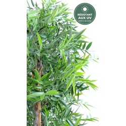 Haie dense de bambou japonais artificiel vert 110 cm, grossiste en haies artificielles