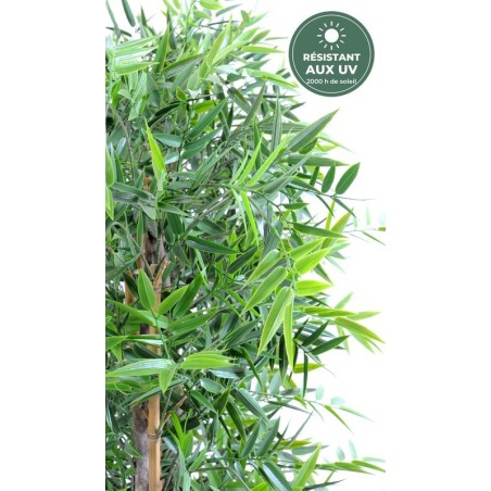 Haie dense de bambou japonais artificiel vert 110 cm, grossiste en haies artificielles