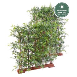 Haie dense de bambou japonais artificiel vert 110 cm, grossiste en plantes artificielles