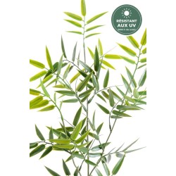 Branche de bambou japonais artificiel vert 70 cm, vente en gros pour fleuristes