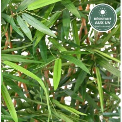 Haie de bambou artificiel sur socle vert 90 cm, grossiste en plantes artificielles