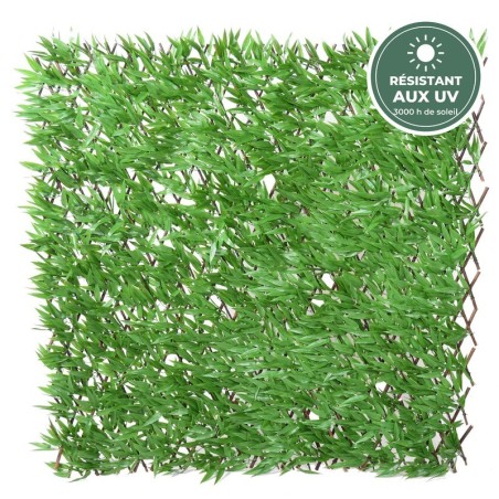Palissade de bambou artificiel vert 100 cm, grossiste en feuillage artificiel
