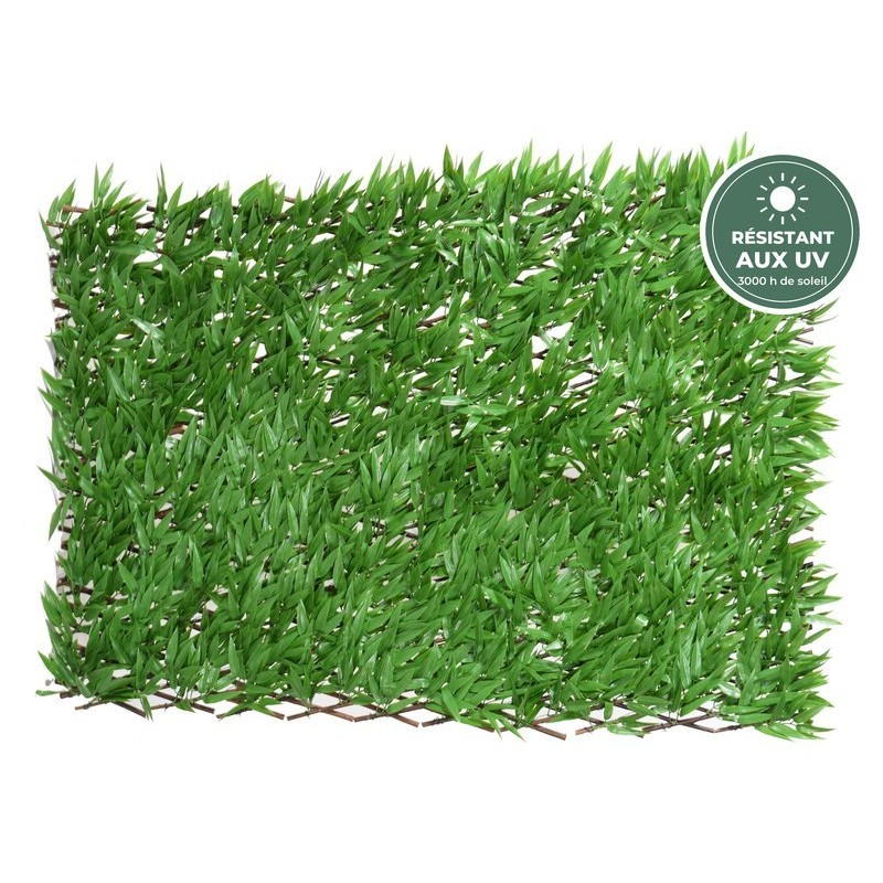 Palissade de bambou artificiel vert 100 cm, grossiste en plantes artificielles