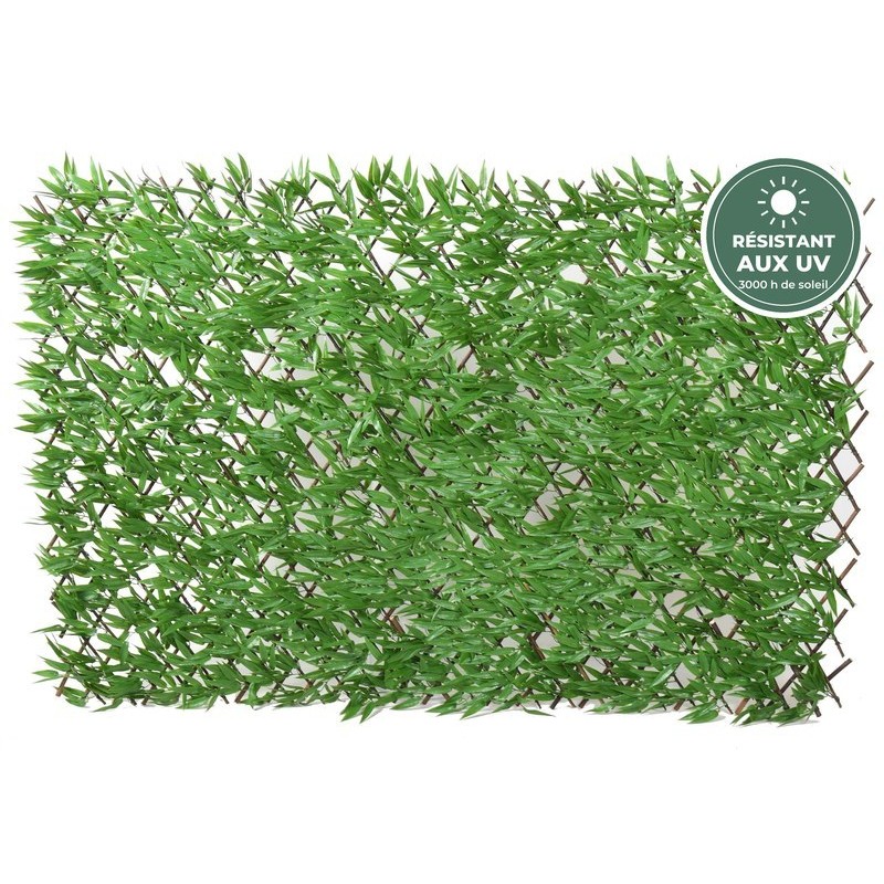 Palissade de bambou artificiel vert 100 cm, vente en gros pour professionnels