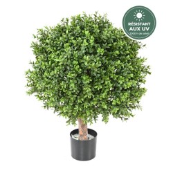 Buis boule artificiel touffu vert, 50 cm – grossiste en plantes artificielles
