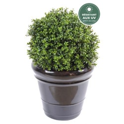 Buis boule artificiel touffu vert, 50 cm – grossiste en feuillage artificiel