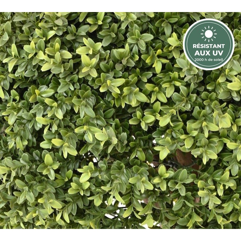 Buis boule artificiel touffu vert, 65 cm – grossiste en décoration végétale