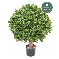 Buis boule régulier artificiel vert, 65 cm – grossiste en feuillage artificiel