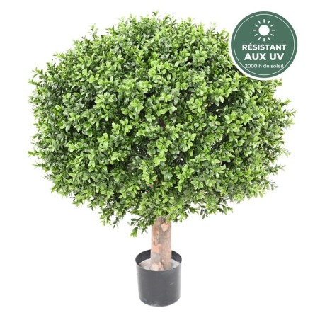 Buis boule régulier artificiel vert, 77 cm – plante artificielle en gros pour commerçants